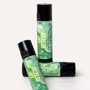 Natural lip repair balm for dry cracked lips – Lip Rescue plant-based lip balm by Divine Remedies